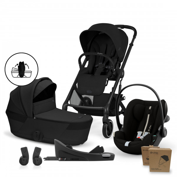 CYBEX Gold Balios 2026 4in1 �sszecsukhat� m�zessel All Weather - Moon Black